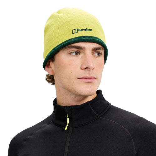 Berghaus Unisex Blocks Large Logo Beanie - Off Peak/Spark - OS