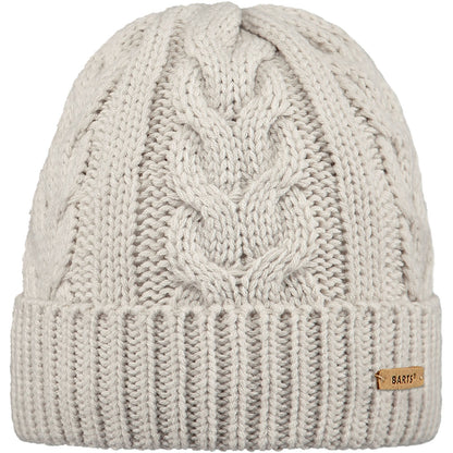 Barts Womens Zira Cable Knit Knitted Fleece Lined Beanie Hat