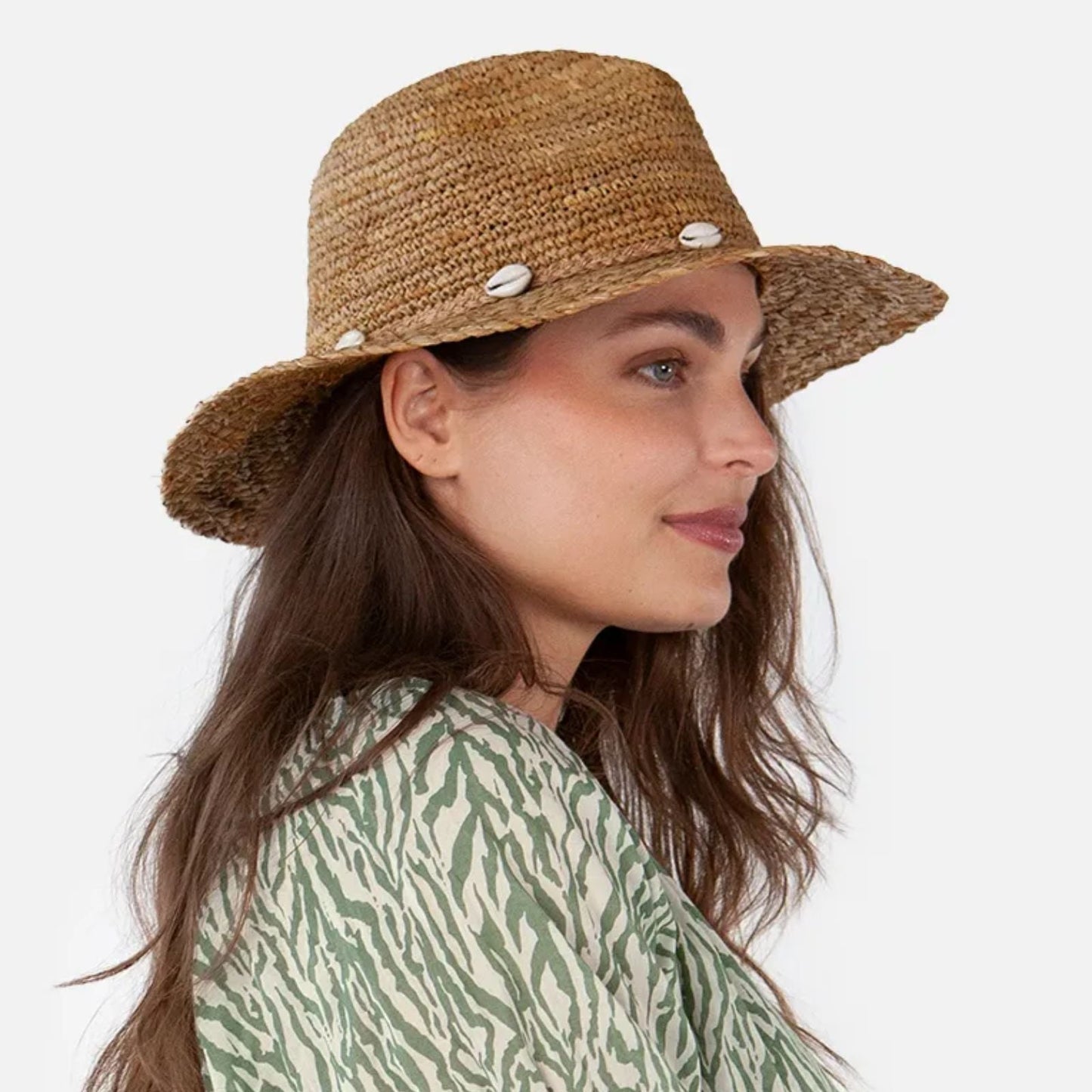 Barts Womens Alora Fedora Straw Hat - Light Brown - M