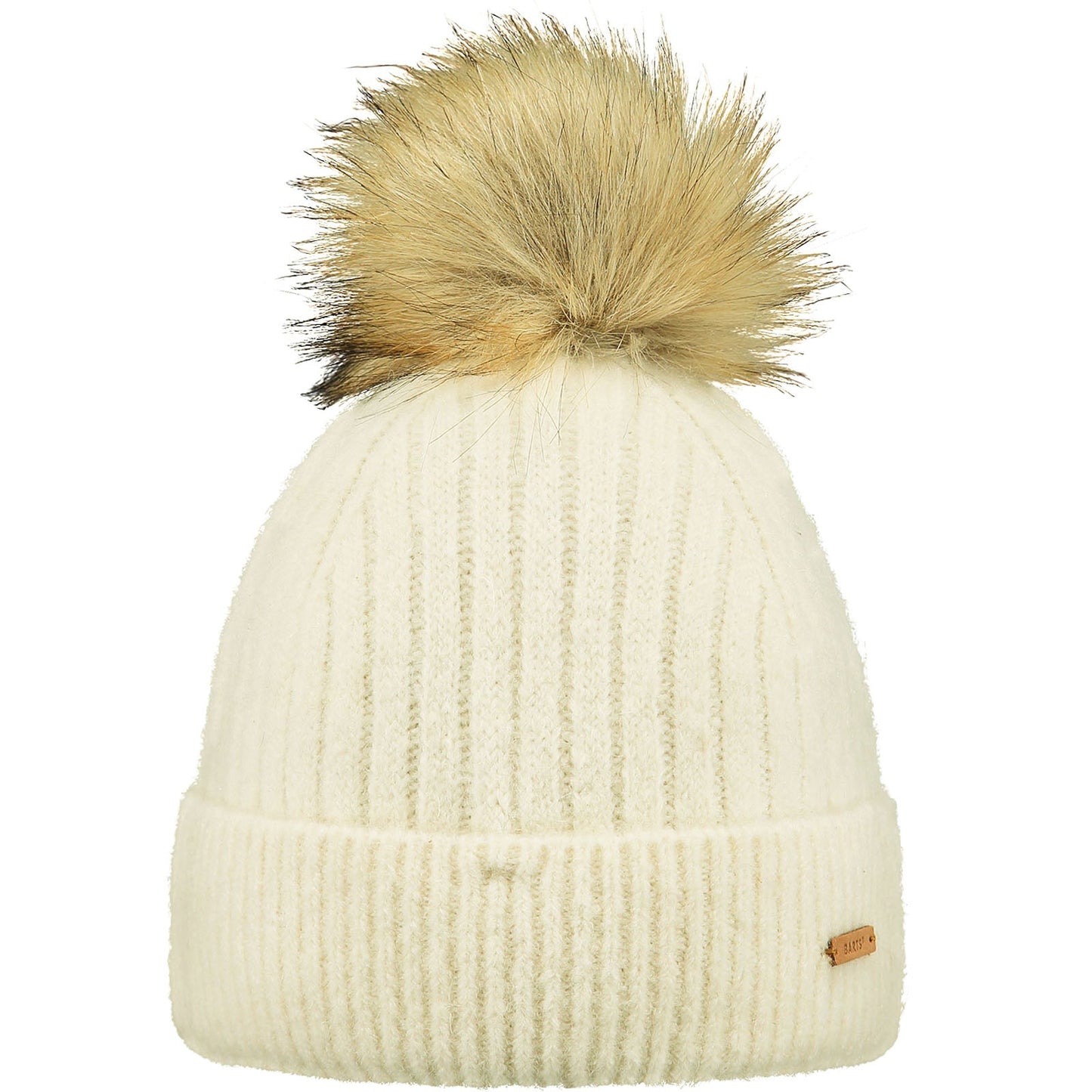 Barts Womens Joselyn Knitted Faux Fur Pom Pom Bobble Hat