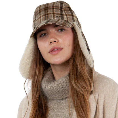 Barts Womens Sunnaha Faux Fur Ear Flaps Baseball Cap