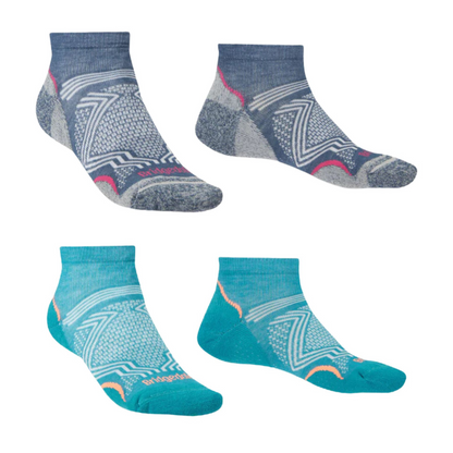 Bridgedale Womens Hike Ultralight T2 Coolmax Performance Low Socks