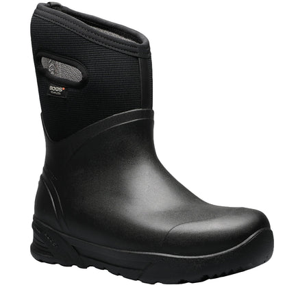 BOGS Mens Bozeman Mid Rise Wellington Boots Wellies - Black