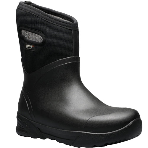 BOGS Mens Bozeman Mid Rise Wellington Boots Wellies - Black