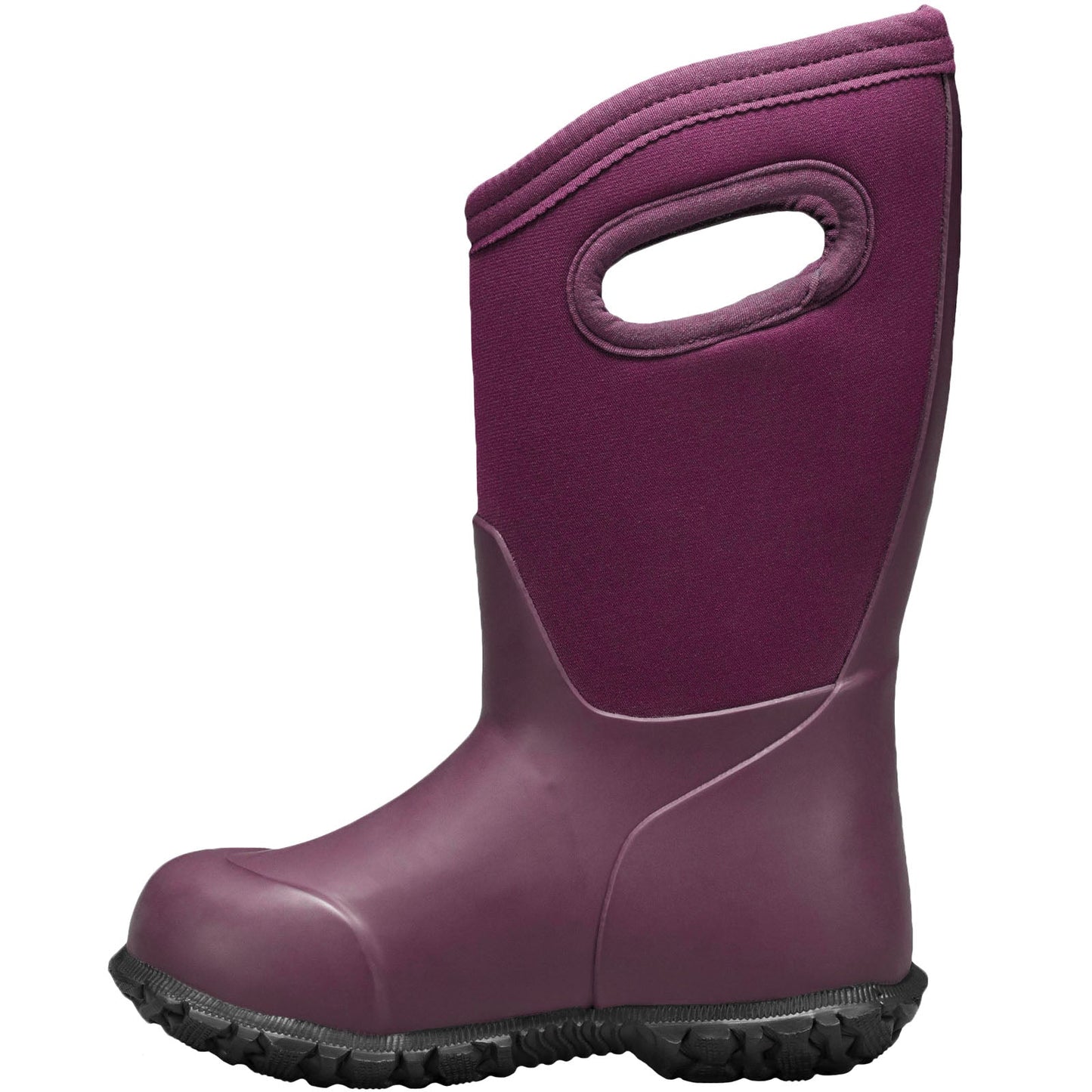 BOGS Kids York Solid Waterproof Wellington Boots - Plum