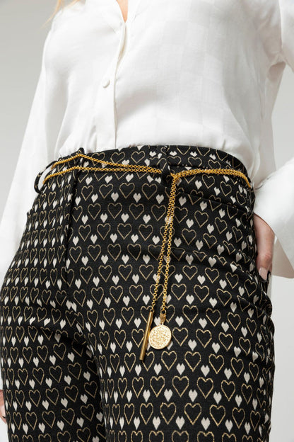 Gold Coin Chain Belt S