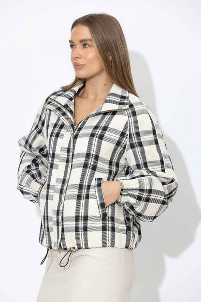Check Athleisure Jacket