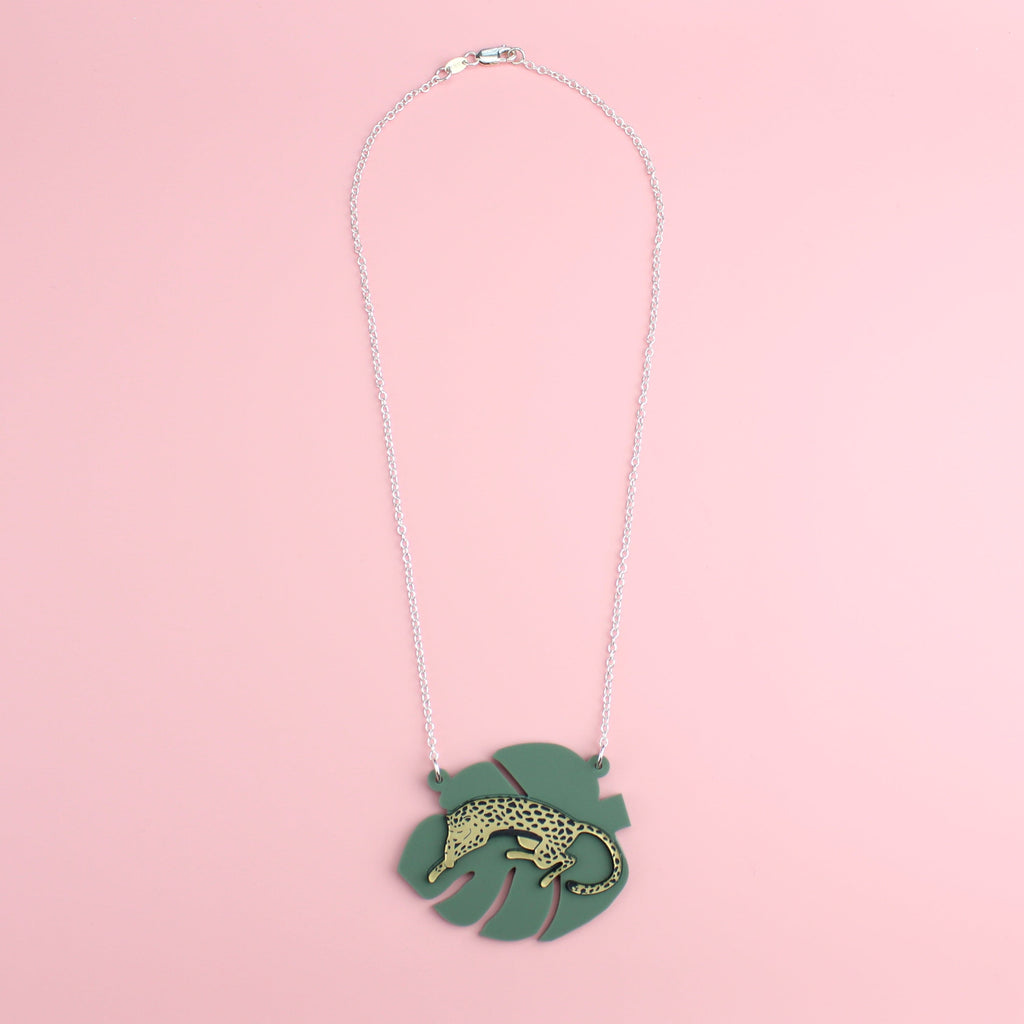 Spotted on Safari Necklace (Sterling Silver)