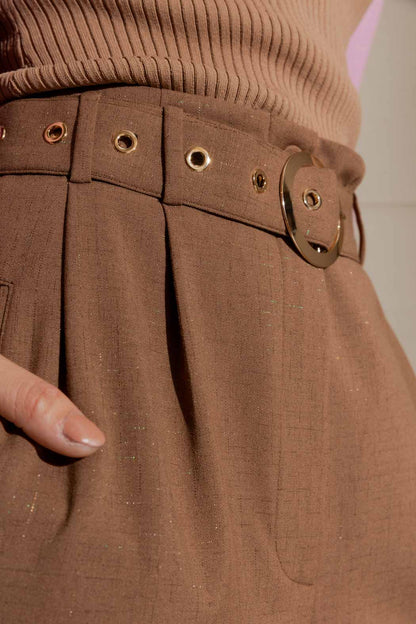 Coffee Cleo Pant