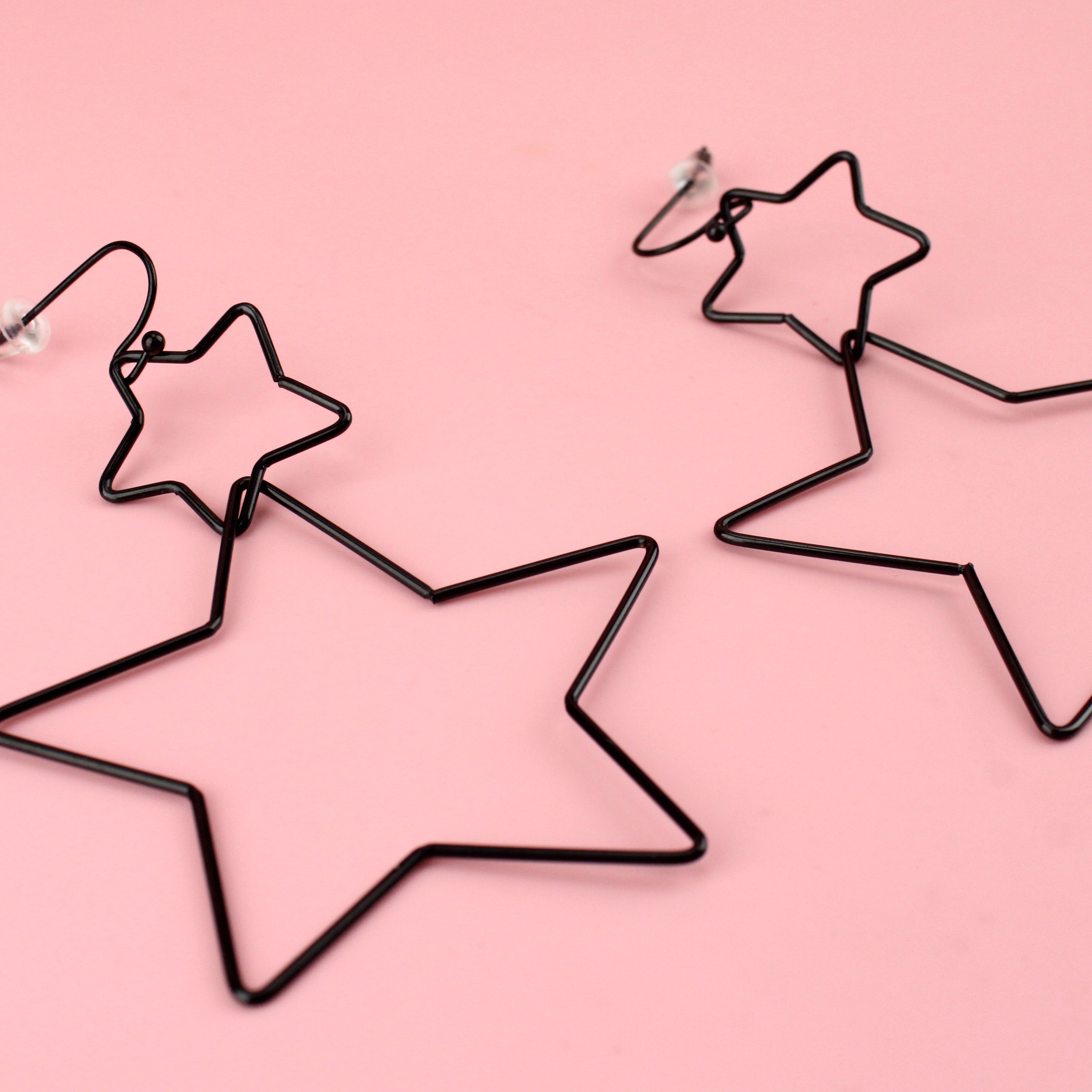 Star Crossed Earrings (Black)