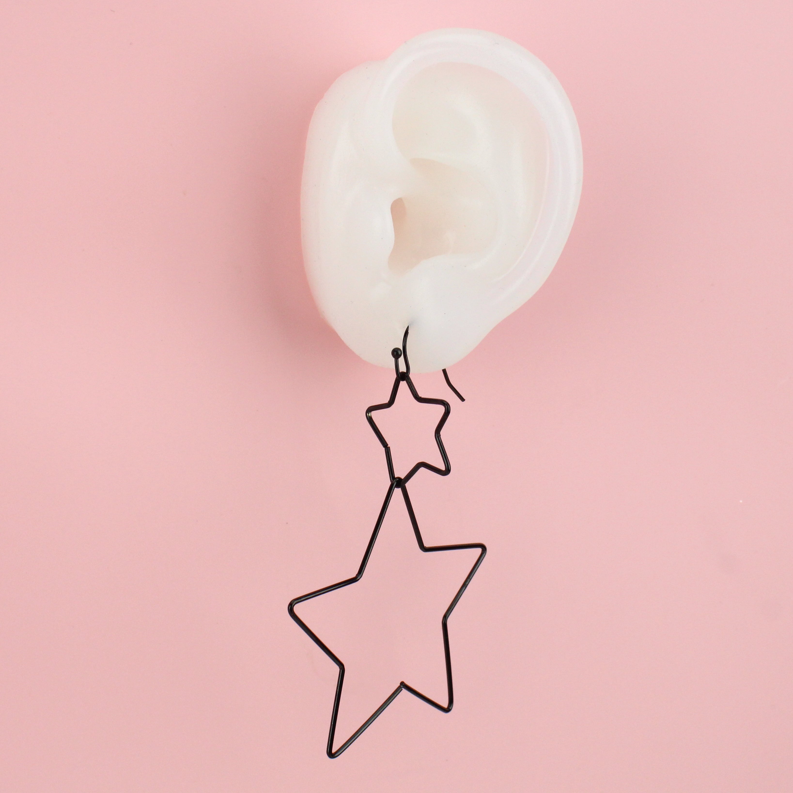 Star Crossed Earrings (Black)