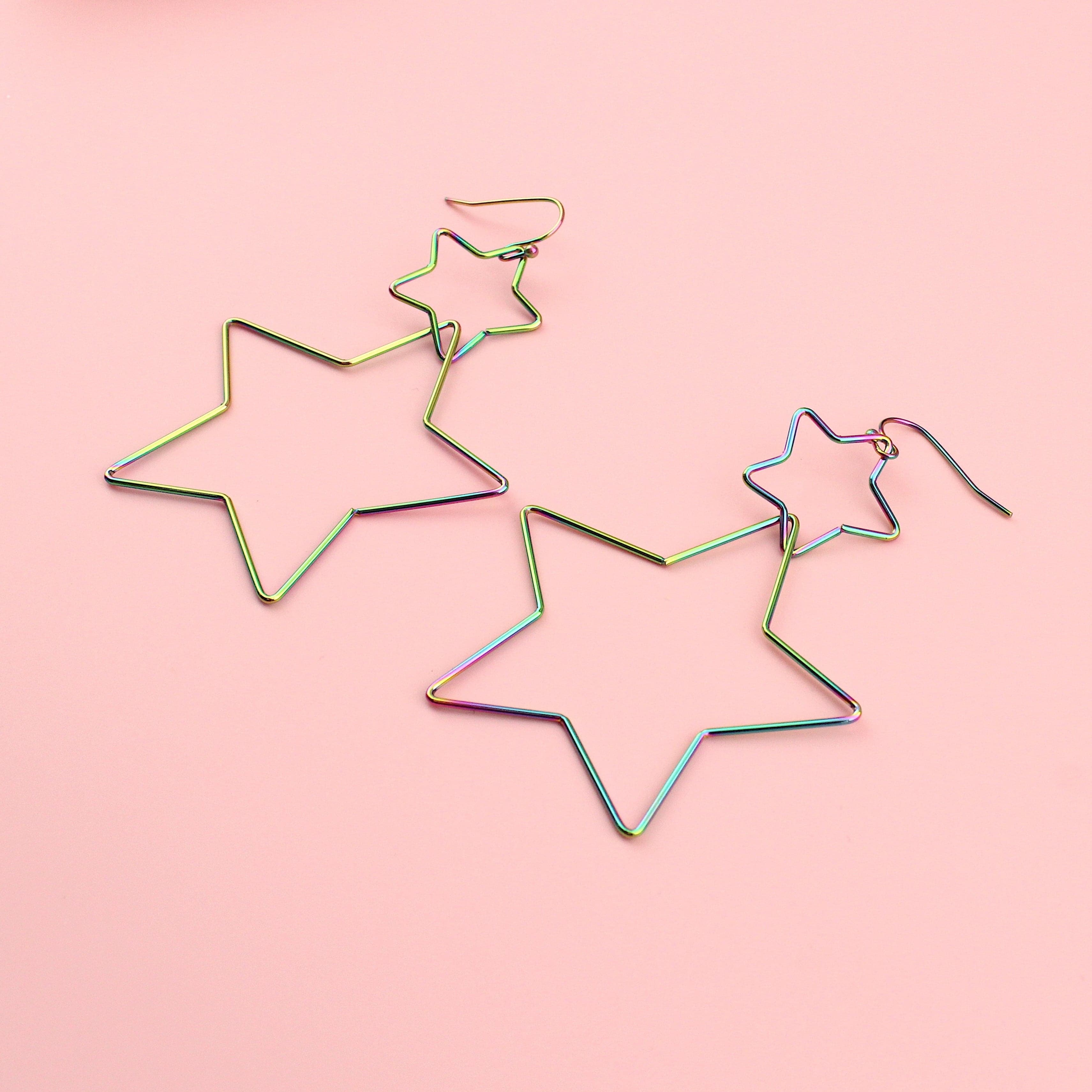 Star Crossed Earrings (Rainbow)