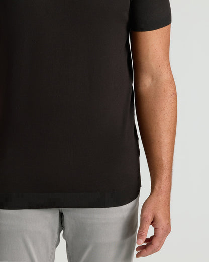 Black Tall Dressy Polo 6-Pack