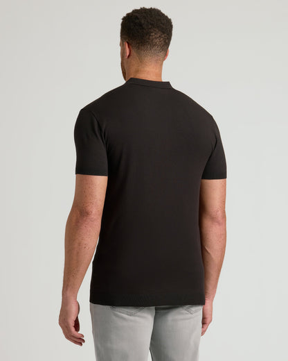 Black Tall Dressy Polo 6-Pack