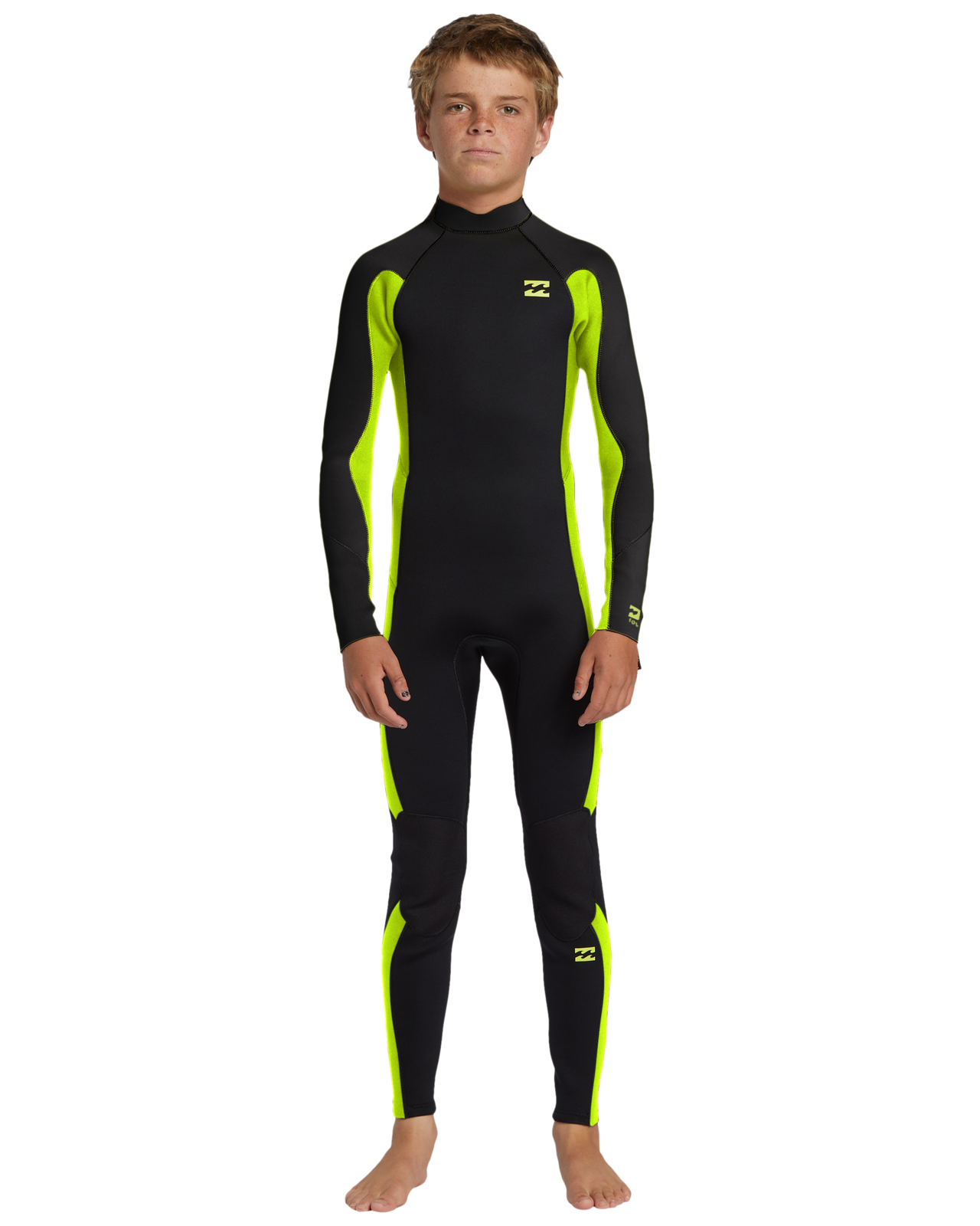 Billabong Kids 3/2mm Foil Back Zip Long Sleeve Full Length Wetsuit