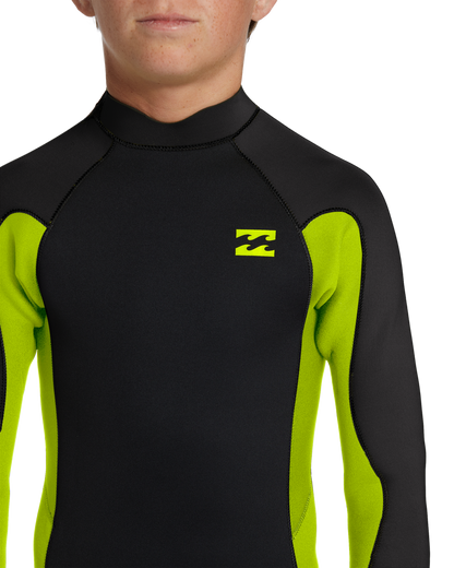 Billabong Kids 4/3mm Foil Back Zip Long Sleeve Full Length Wetsuit