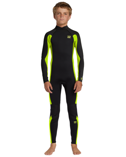 Billabong Kids 4/3mm Foil Back Zip Long Sleeve Full Length Wetsuit
