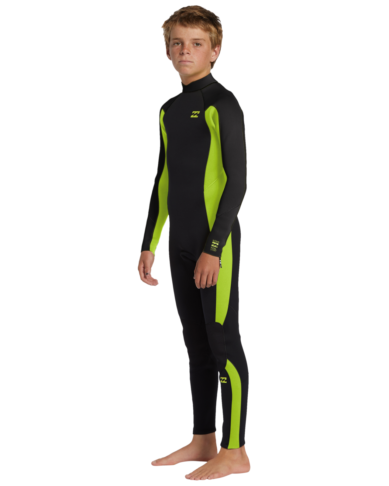 Billabong Kids 4/3mm Foil Back Zip Long Sleeve Full Length Wetsuit