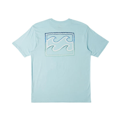 Billabong Kids Crayon Wave Short Sleeve Cotton T-Shirt