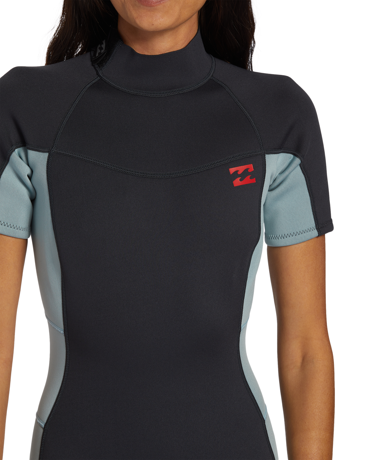 Billabong Womens 2mm Foil Short Sleeve Wetsuit