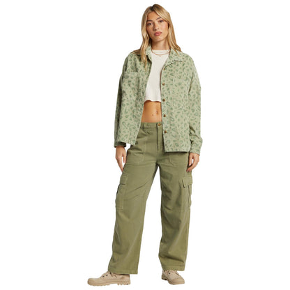 Billabong Womens Stoked On You Long Sleeve Corduroy Shirt