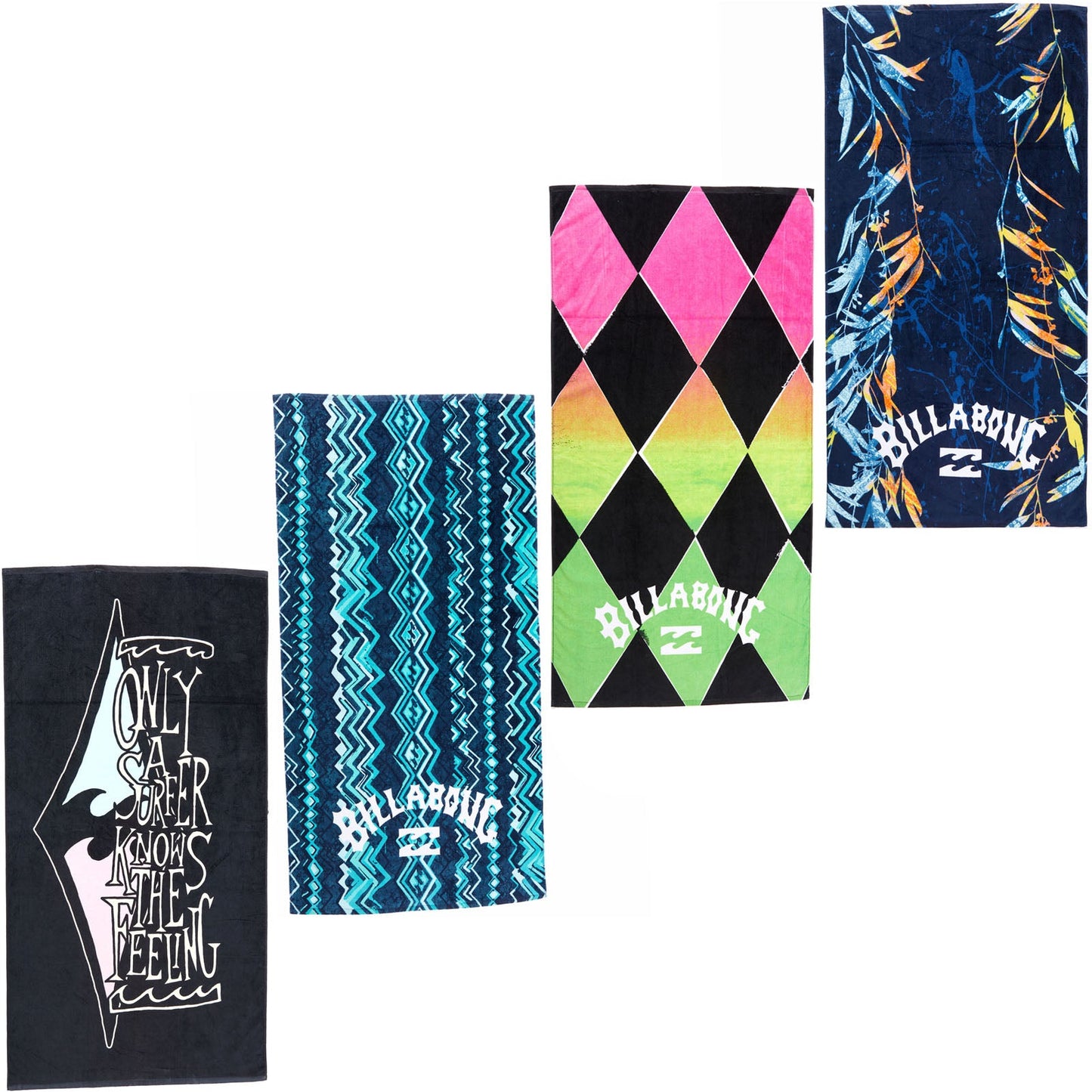 Billabong Waves Graphic Print Beach Towel