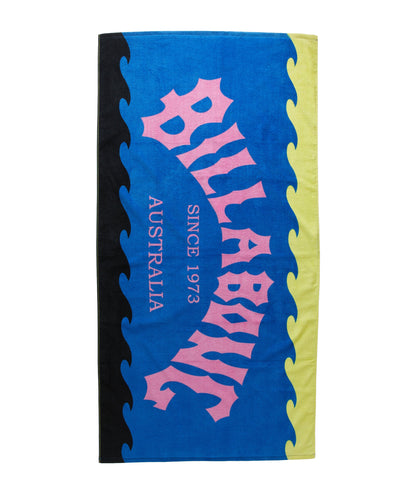 Billabong Wave Patterned Beach Towel