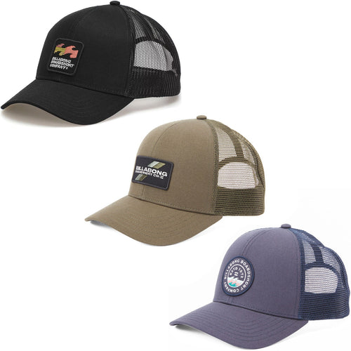 Billabong Mens Walled Mesh Snapback Trucker Cap