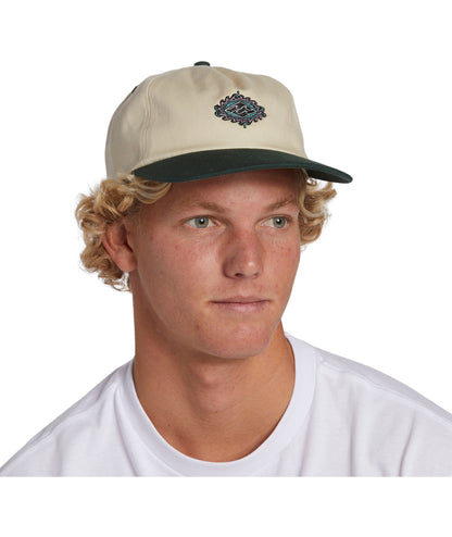 Billabong Mens Breakdown Snapback Baseball Cap - Deep Teal - OS
