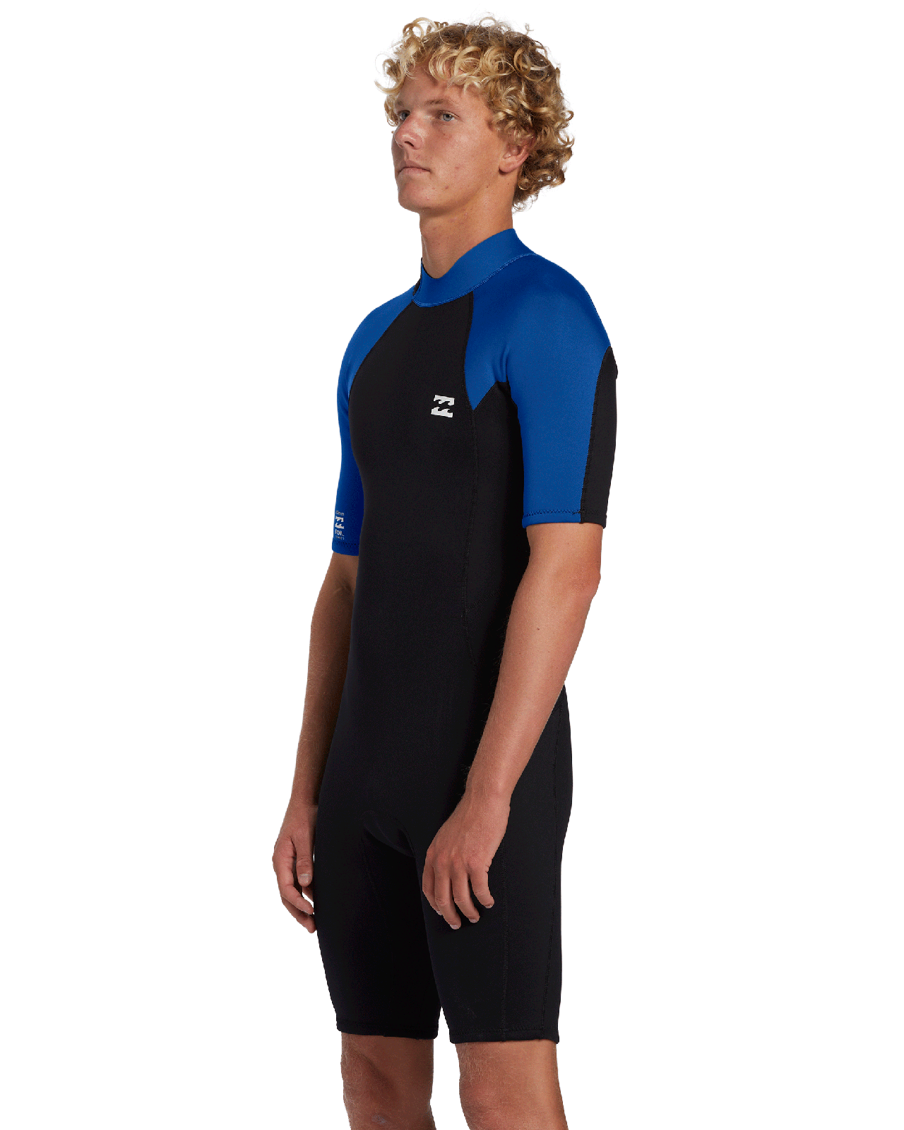 Billabong Mens 2mm Foil Back Zip Short Sleeve Wetsuit