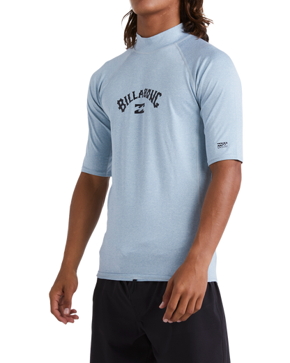 Billabong Mens Arch Wave Short Sleeve UPF 50 Surf Rash Vest