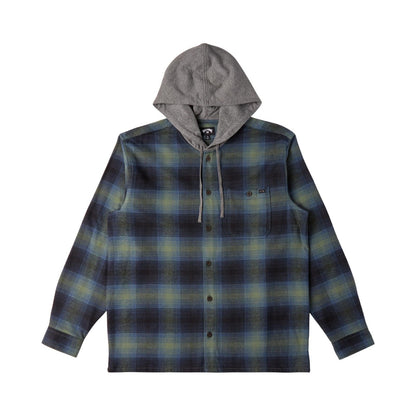 Billabong Mens Baja Hooded Flannel Shirt
