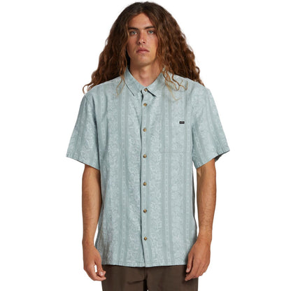 Billabong Mens Sunday Jacquard Short Sleeve Shirt