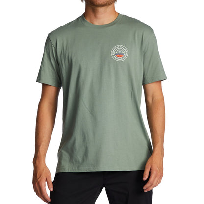 Billabong Mens Walled Short Sleeve Cotton T-Shirt Top Tee