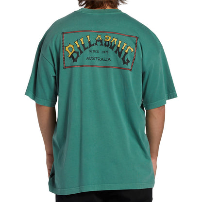 Billabong Mens Arch Team Crew Neck Cotton T-Shirt