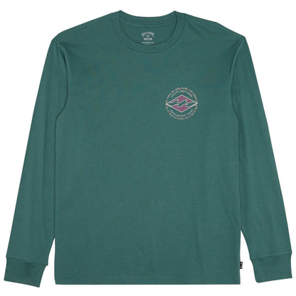 Billabong Mens Rotor Diamond Long Sleeve Cotton T-Shirt