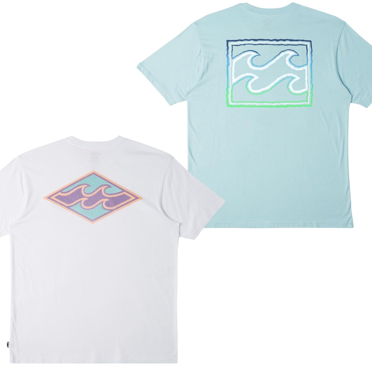 Billabong Mens Crayon Waves Short Sleeve T-Shirt