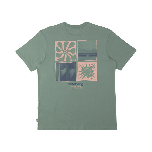Billabong Mens Twin Fins Short Sleeve T-Shirt