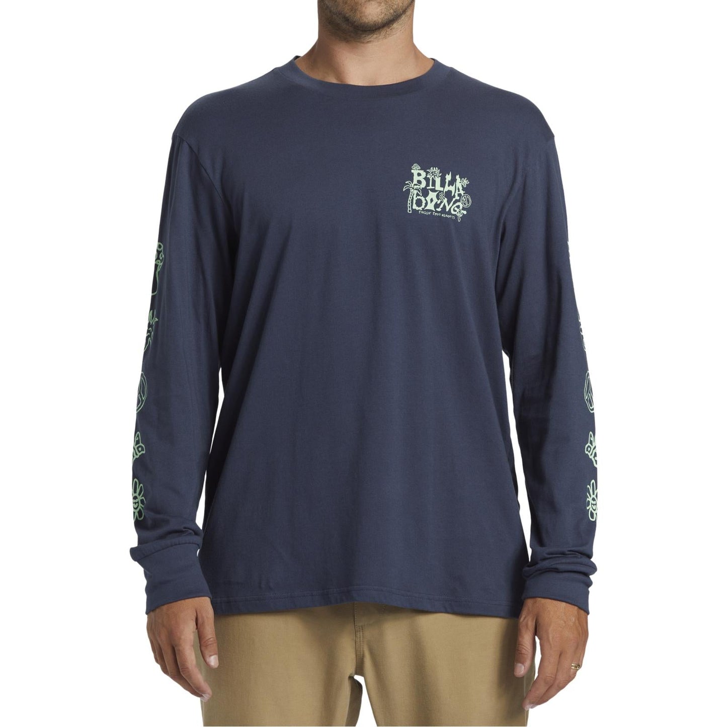 Billabong Mens Shady Long Sleeve T-Shirt