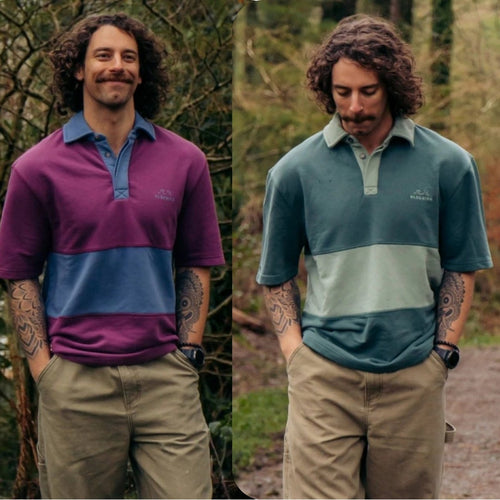 Bleubird Mens Binder Shirt Short Sleeve Polo Shirt