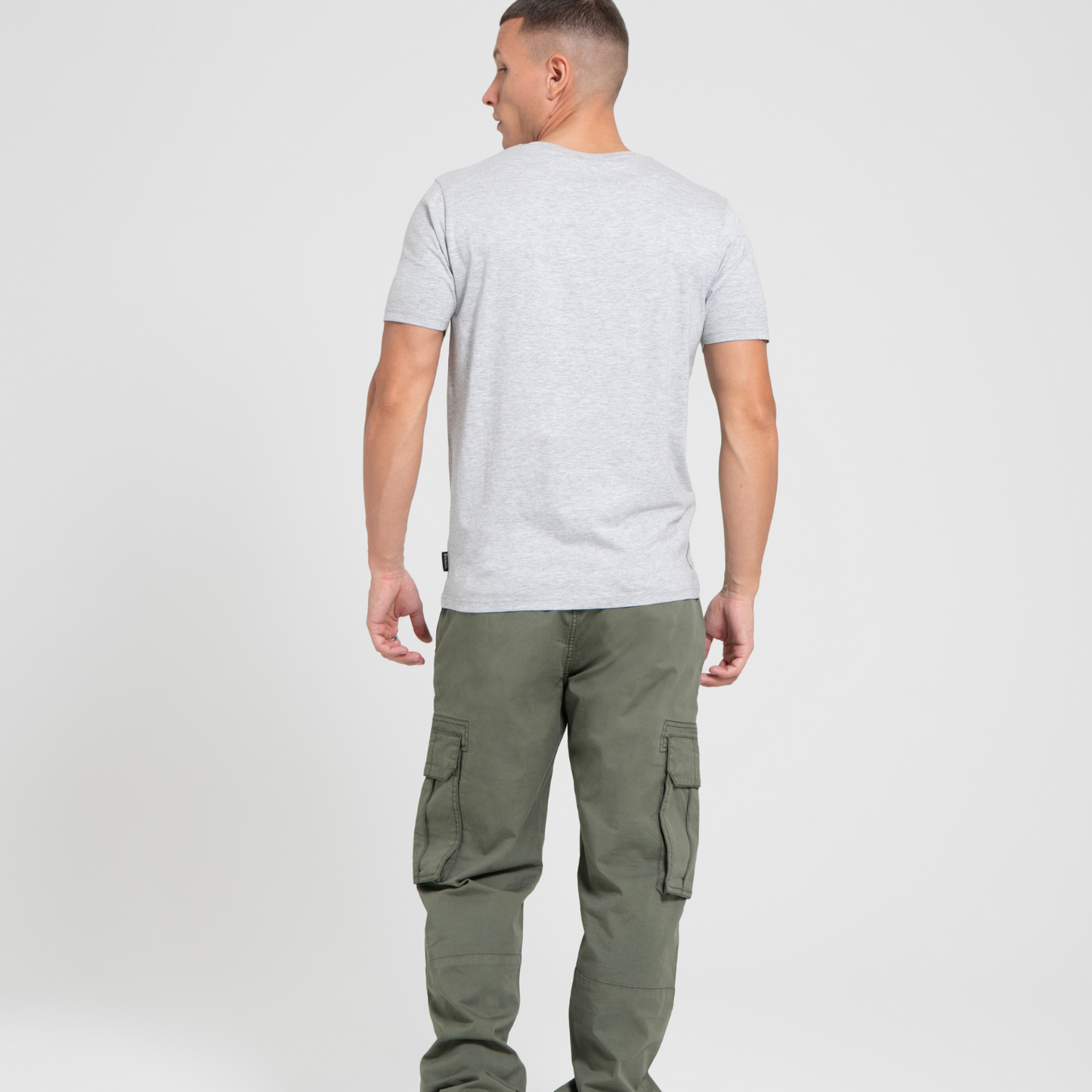 Bench Mens Algoda Crew Neck Short Sleeve Pocket T Shirt