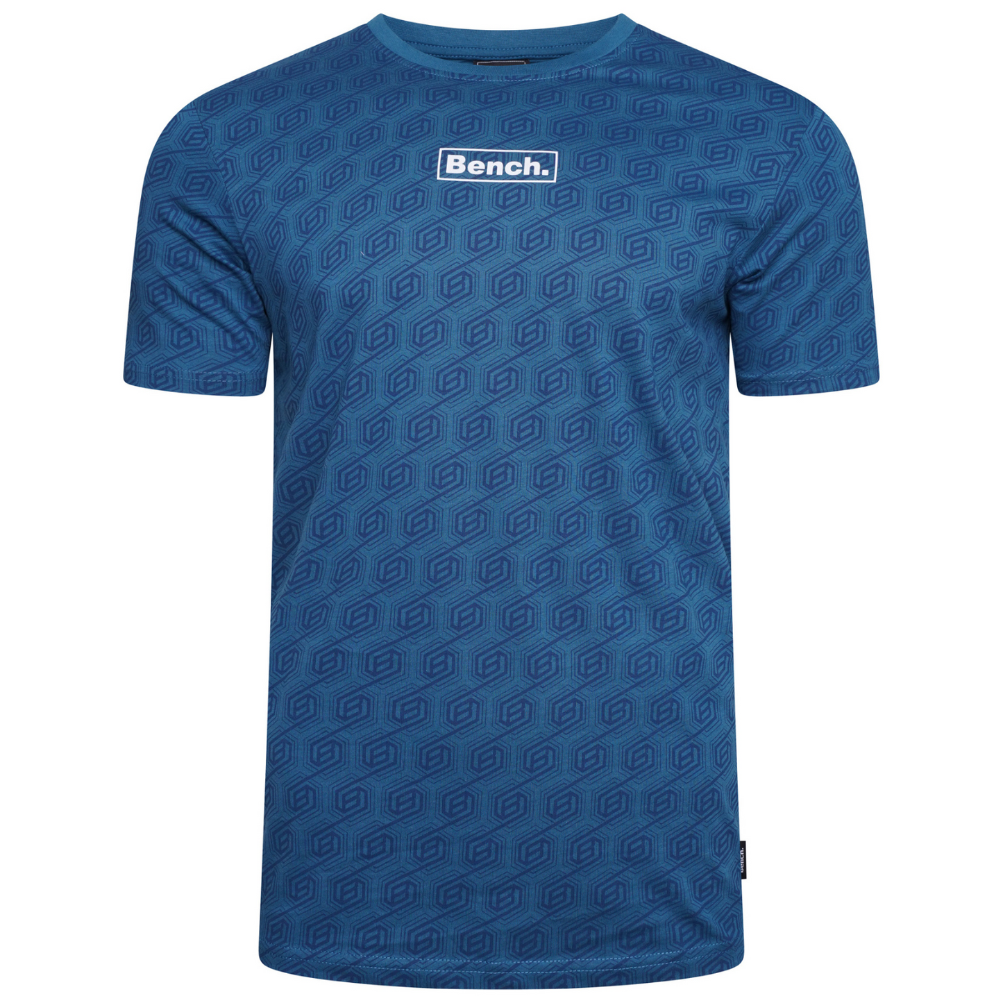 Bench Mens Porio Short Sleeve All Over Print T Shirt