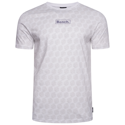 Bench Mens Porio Short Sleeve All Over Print T Shirt
