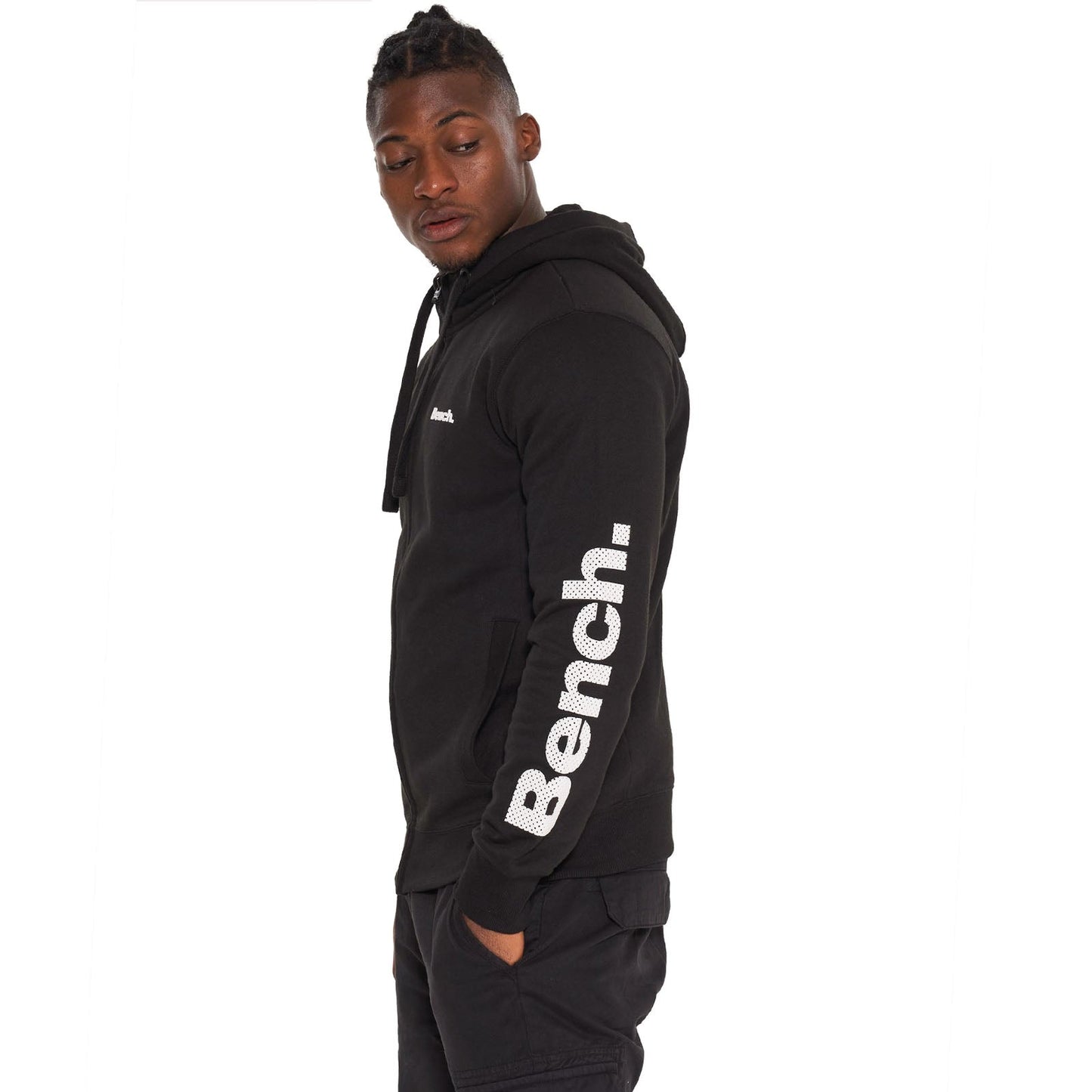 Bench Mens Braxton Full Zip Hoodie
