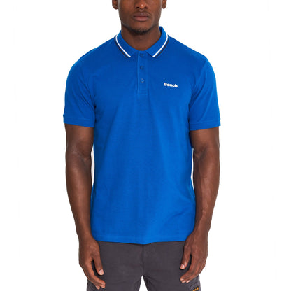 Bench Mens Gruff Twin Tipped Short Sleeve Cotton Polo Shirt