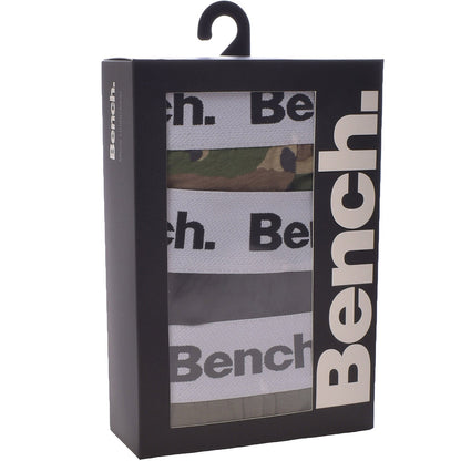 Bench Mens Boland 3 Pack Boxer Shorts - Multi