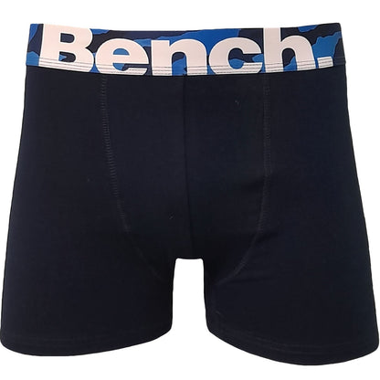 Bench Mens Robson 3-Pack Logo Waistband Boxer Shorts - Assorted