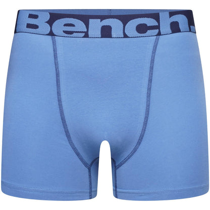 Bench Mens Valdev Boxer Shorts - 3 Pair Pack - Blue