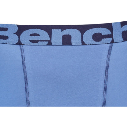 Bench Mens Valdev Boxer Shorts - 3 Pair Pack - Blue