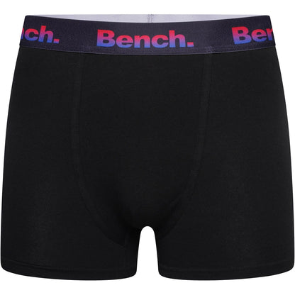 Bench Mens Rubeny 3 Pack Elasticated Boxer Shorts